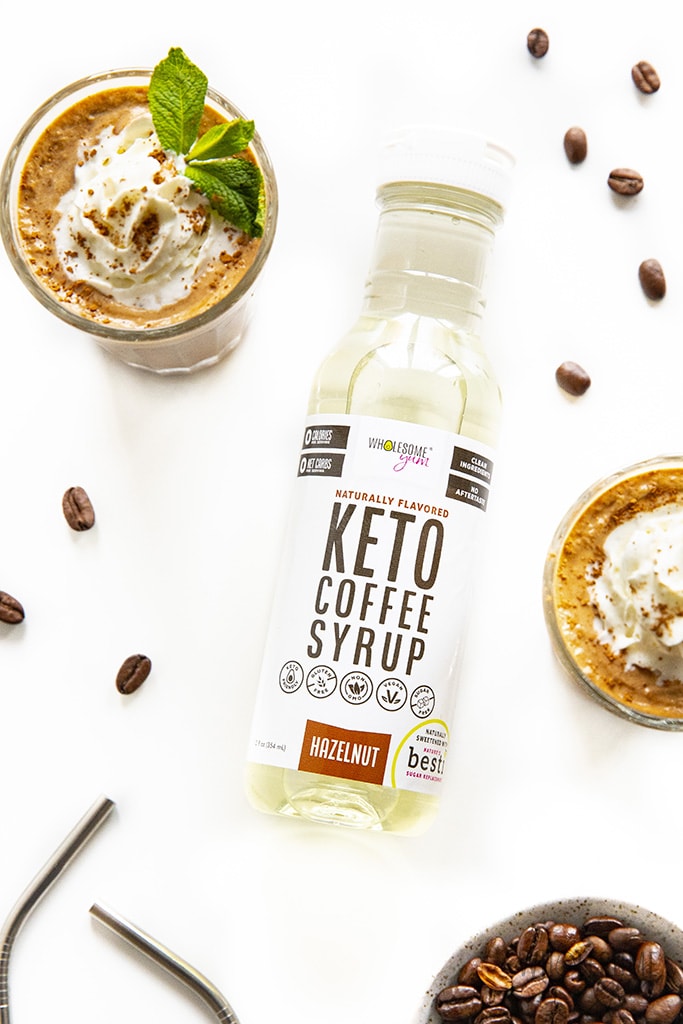 Wholesome Yum Zero Sugar Coffee Syrup (Keto Coffee Syrup) - Sugar Free  Vanilla Syrup With Monk Fruit & Allulose - For Hot & Cold Drinks - Natural