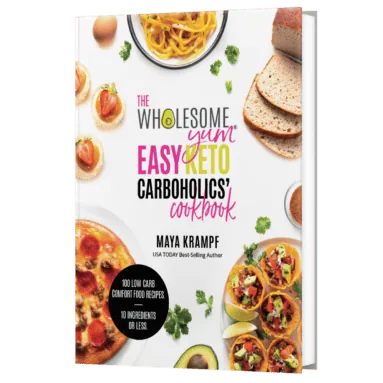 Easy Keto Carboholics' Cookbook - front cover.