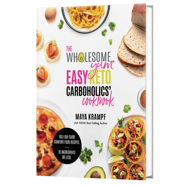 Easy Keto Carboholics' Cookbook - front cover.