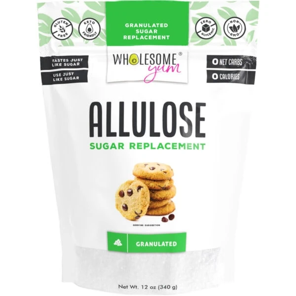 Allulose granulated front of bag 12 ounce.