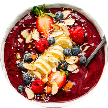 Acai bowl made with liquid allulose.