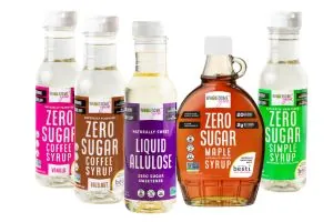 Zero sugar syrups.